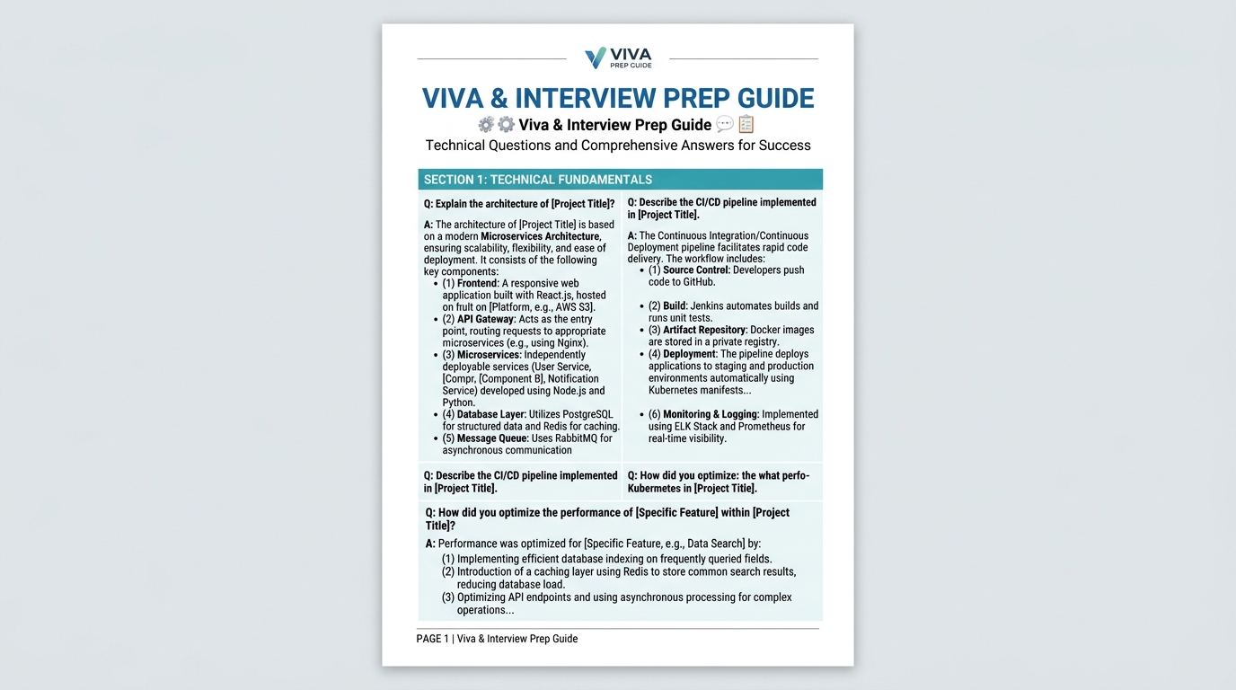 Viva Questions Preview